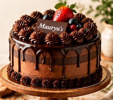 Chocolate truffle cake by Maurya's